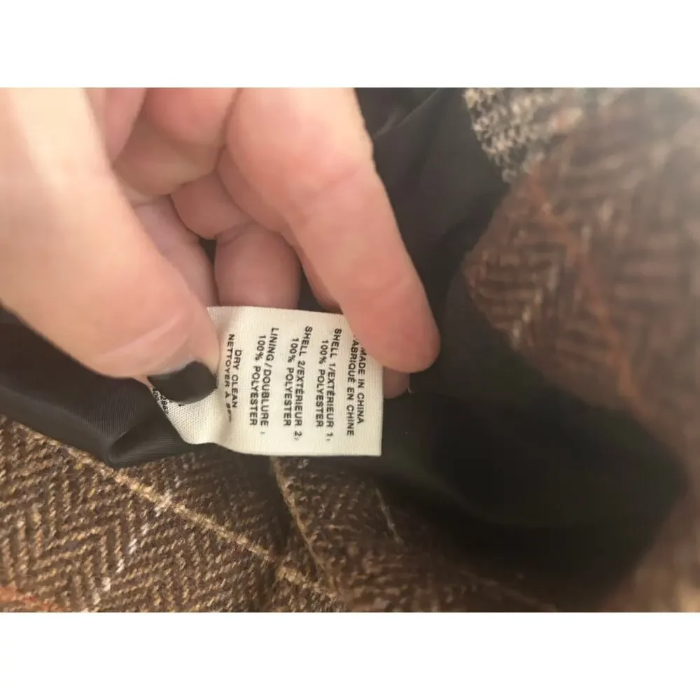 NWT Avec Les Filles mixed Pattern pleated mini skirt large - Picture 10 of 10